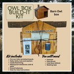 Owl Box Build-It Kit: DIY Owl Home